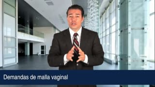 Video Demandas de malla vaginal
