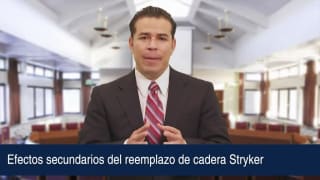 Video Efectos secundarios del reemplazo de cadera Stryker